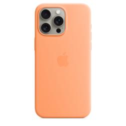 Чехол iPhone 15 Pro Max Silicone Case with MagSafe - Orange Sorbet