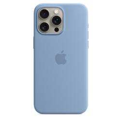 Чехол iPhone 15 Pro Max Silicone Case with MagSafe - Winter Blue