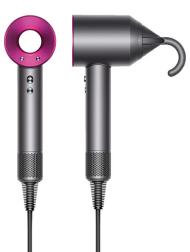 Dyson Supersonic hair dryer HD07 (Iron/Fuchsia), стальной