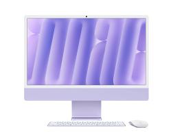 Моноблок Apple iMac 24 Retina 4,5K (M4, 10C CPU/10C GPU, 2024), 16 Гб, 512 Гб SSD, фиолетовый