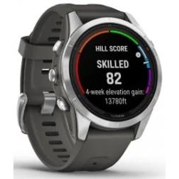 Garmin Fenix 7S Pro Solar Silver / Graphite Band