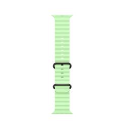 Apple Watch Ultra 3 (2025) 49mm Black Titanium Case with Neon Green Ocean Band
