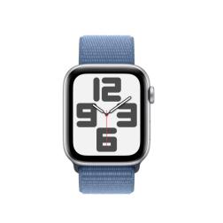 Умные часы Apple Watch SE 2023 GPS 44mm Silver Aluminium Case with Winter Blue Sport Loop (MREF3)